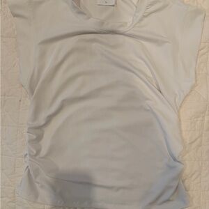 Elegant White Cap Sleeve Blouse